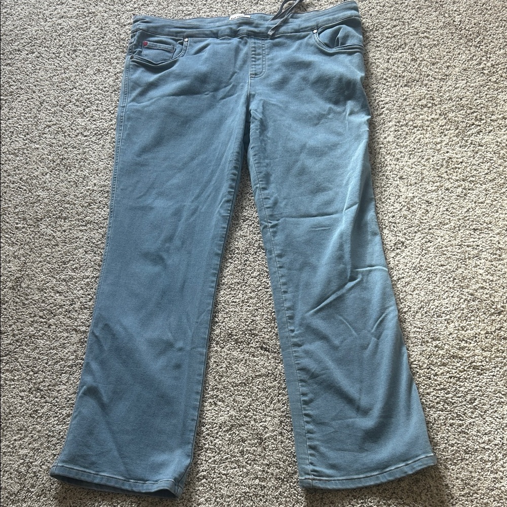 PajamaJeans Light Blue Denim Pants